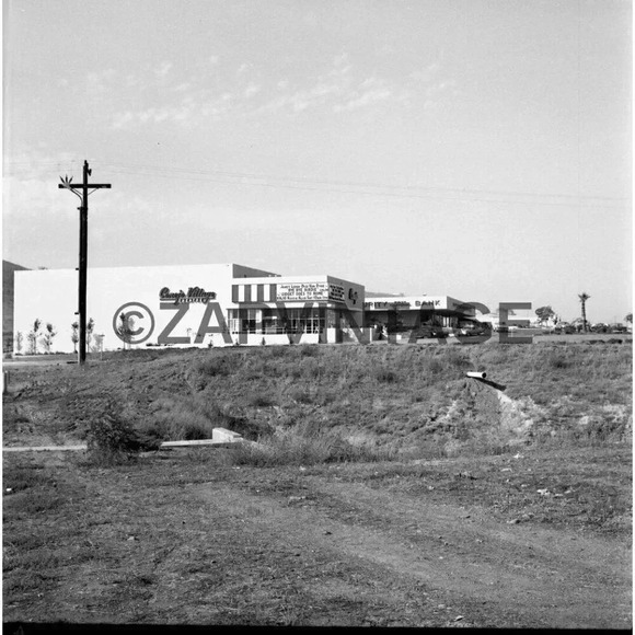 Vtg 1963 Conejo Village Theatre Shopping Center California Photo #2094 - Picture 1 of 1